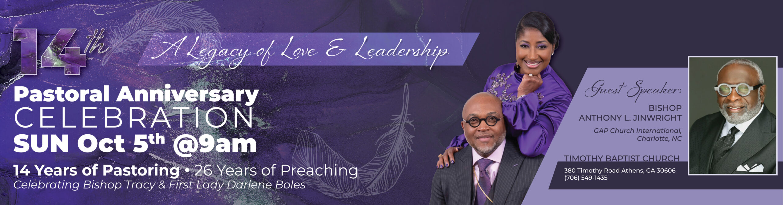 14th Pastoral Anniversary_banner
