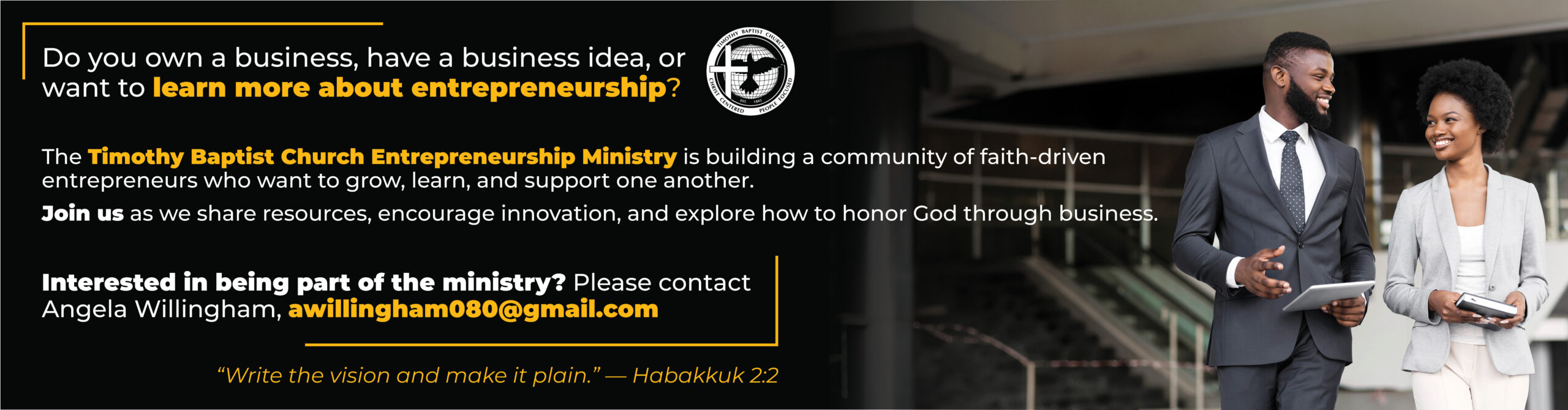 Entrepreneurship Ministry_banner